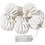 Creativ Company LED lichtslinger met lampenkapjes, rond, H: 55 mm, L: 100 cm, d 75 mm, wit, 1 stuk