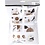 Creativ Company Faux Leather Papier Kegels, d 8 cm, dikte 0,55 mm, goud, 1 set