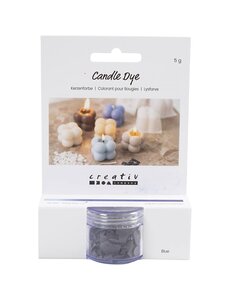 Creativ Company Kaarsenverf, blauw, 5 gr/ 1 doos