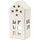 Creativ Company Waxinelichthouder, H: 16 cm, afm 7x7 cm, wit, 8 stuk/ 1 doos