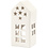Creativ Company Waxinelichthouder, H: 16 cm, afm 7x7 cm, wit, 8 stuk/ 1 doos