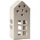 Creativ Company Waxinelichthouder, H: 16 cm, afm 7x7 cm, wit, 8 stuk/ 1 doos