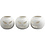 Creativ Company Kandelaar, afm 9x9x7,5 cm, wit, 12 stuk/ 1 doos