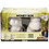 Creativ Company Dierenspaarpot, egel en konijn, H: 10 cm, wit, 2 stuk/ 1 doos