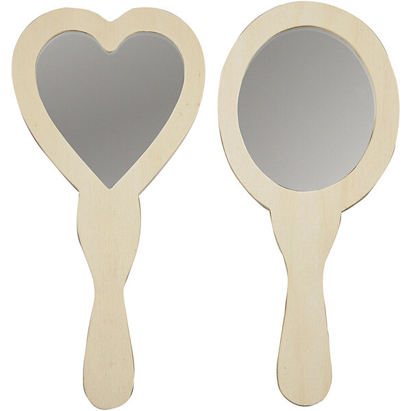Creativ Company Handspiegel, afm 23-24 cm, 2 stuk/ 1 doos