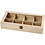 Creativ Company Houten doos met glazen deksel, afm 32x16x6 cm, gatgrootte 7x7 cm, 1 stuk