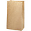 Creativ Company Papieren zakken, H: 27 cm, afm 9x15 cm, 50 gr, bruin, 100 stuk/ 1 doos