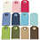 Creativ Company Cadeaulabels, afm 6x3 cm, Inhoud kan variëren , diverse kleuren, 200 div/ 1 doos