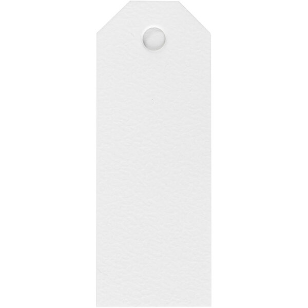 Creativ Company Manilla-labels, afm 3x8 cm, 220 gr, wit, 20 stuk/ 1 doos