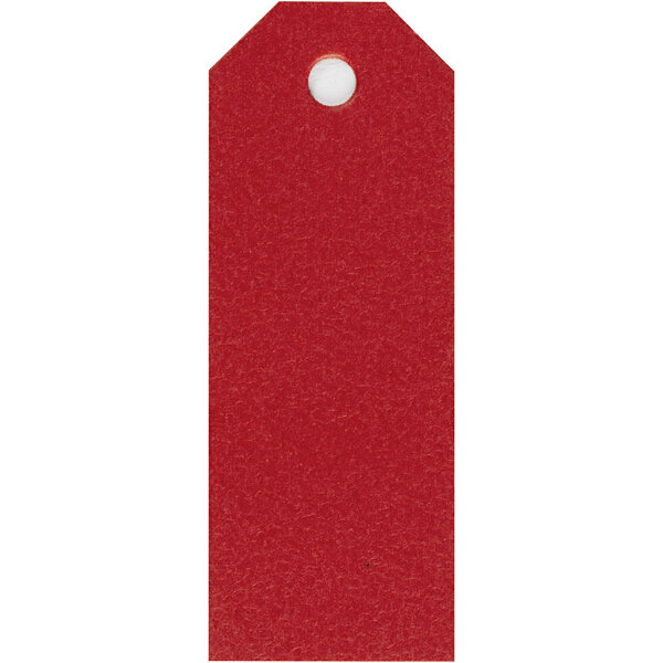Creativ Company Manilla-labels, afm 3x8 cm, 220 gr, rood, 20 stuk/ 1 doos