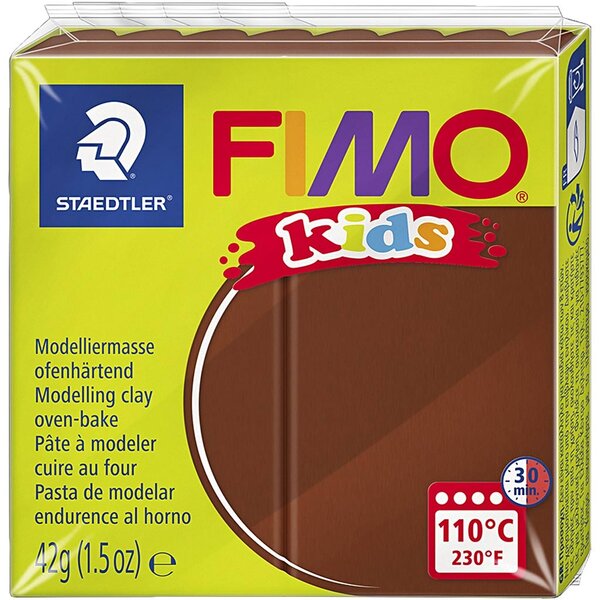 FIMO® Kids Boetseerklei, bruin, 42 gr/ 1 doos