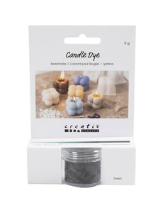Creativ Company Kaarsenverf, groen, 5 gr/ 1 doos