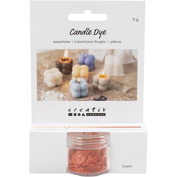 Creativ Company Kaarsenverf, crème, 5 gr/ 1 doos