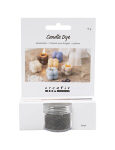 Creativ Company Kaarsenverf, beige, 5 gr/ 1 doos