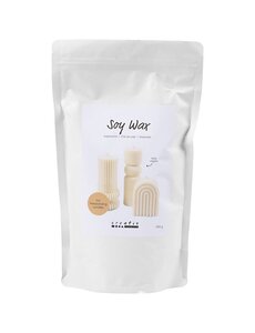 Creativ Company Sojawas, Voor kaarsen die op zich staan, crème, 500 gr/ 1 doos