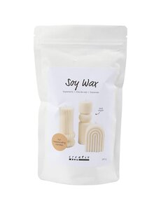 Creativ Company Sojawas, Voor kaarsen die op zich staan, crème, 250 gr/ 1 doos