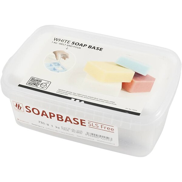 Creativ Company Witte Zeep Basis, wit, 1 kg