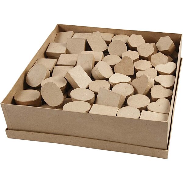 Creativ Company Mini dozen, H: 3 cm, d 4-6 cm, 144 stuk/ 1 doos