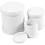 Creativ Company Trommel dozen set, H: 4+5+7 cm, d 4+5+6,5 cm, wit, 1 set