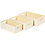 Creativ Company Opslagdozen, H: 6,3+5,8+5,5 cm, L: 20,5+18+15,8 cm, B: 11,5+9,8+7,8 cm, 3 stuk/ 1 set