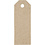 Creativ Company Manilla-labels, afm 3x8 cm, 220 gr, naturel, 20 stuk/ 1 doos