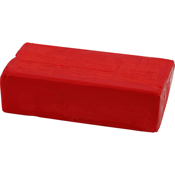 Creativ Company Boetseerklei, afm 13x6x4 cm, rood, 500 gr/ 1 doos