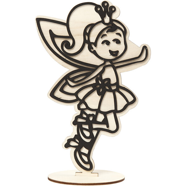 Creativ Company Figuur om te decoreren, fee, H: 21 cm, 1 stuk