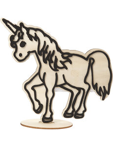 Creativ Company Figuur om te decoreren, Unicorn, H: 19 cm, 1 stuk