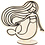 Creativ Company Figuur om te decoreren, zeemeermin, H: 18 cm, 1 stuk