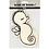 Creativ Company Figuur om te decoreren, zeepaardje, H: 18 cm, 1 stuk