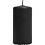 Creativ Company Kaarsen, H: 100 mm, d 50 mm, zwart, 6 stuk/ 1 doos