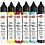 Viva Decor Kaarsversierpen, sterke kleuren, 6x28 ml/ 1 doos