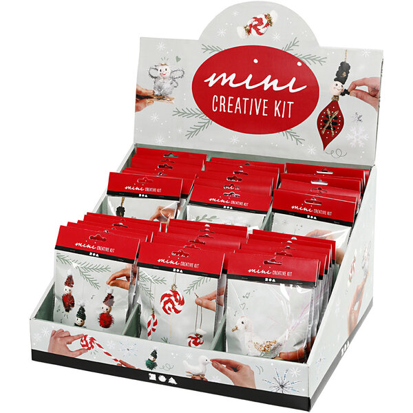 Tafeldisplay met creative mini kits, H: 539 mm, B: 460 mm, 42 eenh./ 1 doos