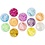 Creativ Company Glitter Clay, diverse kleuren, 72x20 ml/ 1 doos