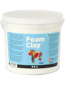 Foam Clay Foam Clay®, wit, 560 gr/ 1 emmer