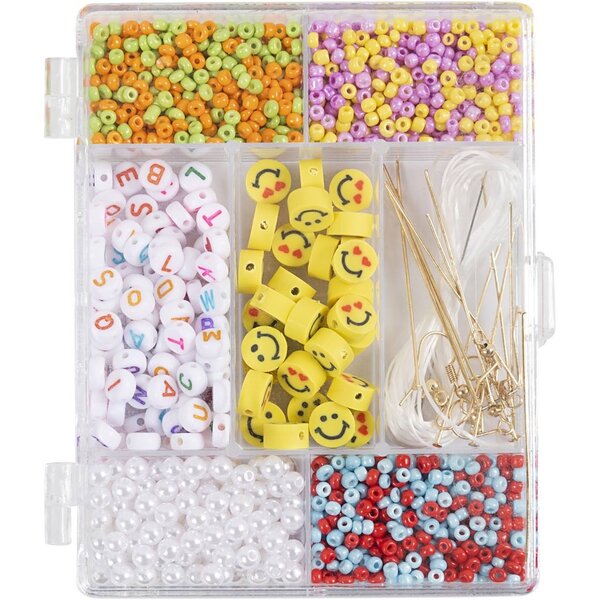 Creativ Company Creatieve Box Sieraden, Regenboogmix, regenboogkleuren, 1 doos