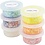 Creativ Company Glitter Clay, pastelkleuren, 6x20 ml/ 1 doos