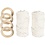 Creativ Company Hobbyset Macramé, Tafeldecoratie, off white, 1 doos