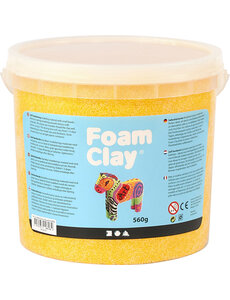 Foam Clay Foam Clay®, geel, 560 gr/ 1 emmer