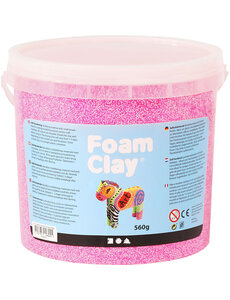 Foam Clay Foam Clay®, neon roze, 560 gr/ 1 emmer
