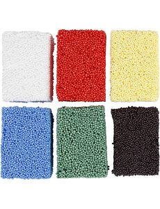 Creativ Company Soft Foam, standaardkleuren, 6x10 gr/ 1 doos