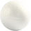 Creativ Company Ballen, d 5 cm, wit, 5 stuk/ 1 doos