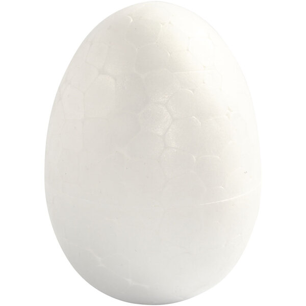 Creativ Company Eieren, H: 4,8 cm, wit, 100 stuk/ 1 doos