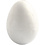 Creativ Company Eieren, H: 4,8 cm, wit, 10 stuk/ 1 doos