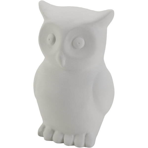 Creativ Company Dierenspaarpot, Uil, afm 11x7x6 cm, 6 stuk/ 1 doos