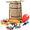 Creativ Company Carnavals ton met toebehoren, beuken, H: 54 cm, groot, 1 set