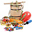 Creativ Company Carnavals ton met toebehoren, H: 38 cm, klein, 1 set