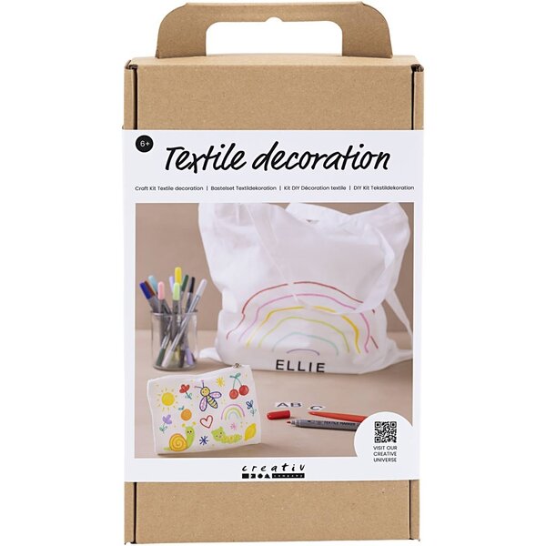 Creativ Company Hobbyset Textieldecoratie, 1 doos