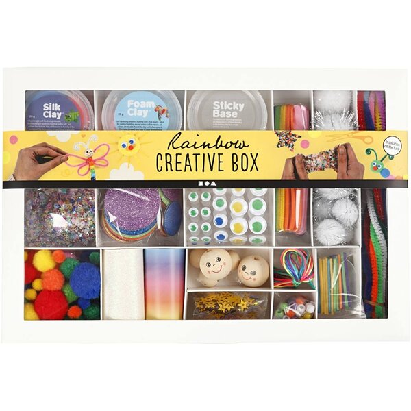 Creativ Company Creatieve Box, Regenboog, 1 set