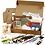 Creativ Company DIY Miniatuur kamer, Tuin, H: 21 cm, B: 19,5 cm, 1 stuk